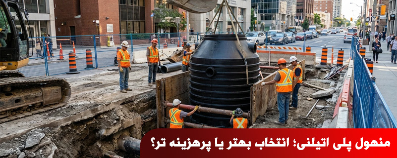 منهول پلی اتیلنی؛ انتخاب بهتر یا پرهزینه تر؟