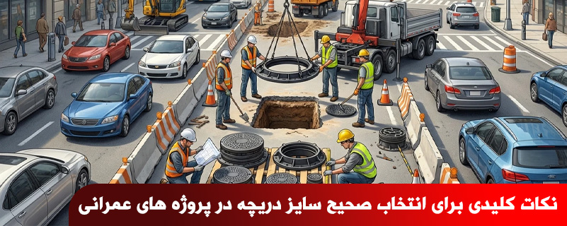 نکات کلیدی برای انتخاب صحیح سایز دریچه در پروژه های عمرانی