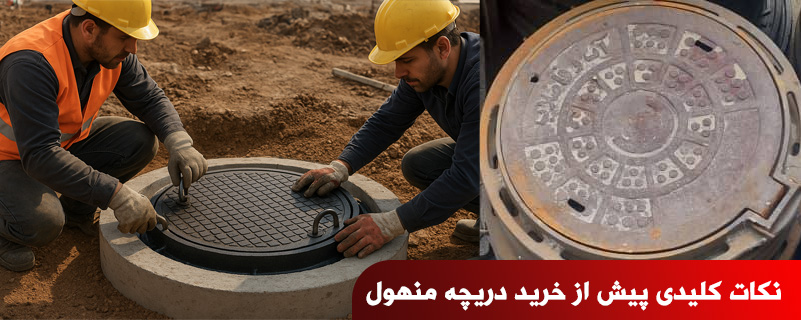 نکات کلیدی پیش از خرید دریچه منهول