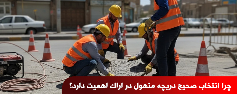 چرا انتخاب صحیح دریچه منهول در اراک اهمیت دارد؟