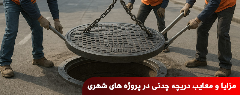 مزایا و معایب دریچه چدنی در پروژه های شهری