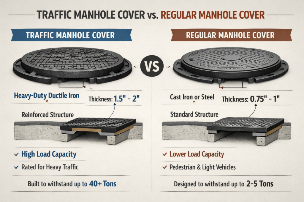 دریچه منهول ترافیکی چیست و چرا اهمیت دارد؟