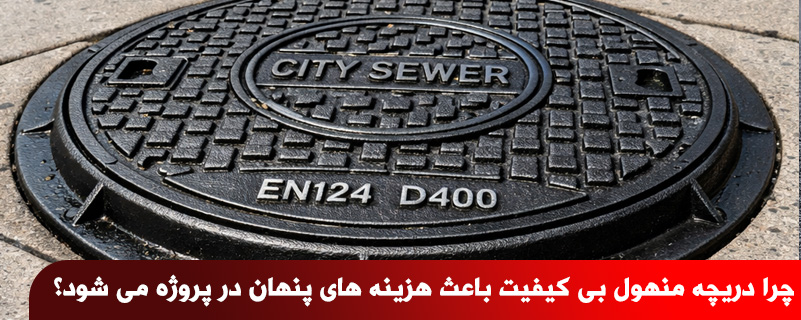 چرا دریچه منهول بی کیفیت باعث هزینه های پنهان در پروژه می شود؟
